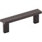 Elements 3" Center-to-Center Brushed Oil Rubbed Bronze Square Park Cabinet Pull 183-3DBAC - alternate 1